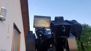 Beobachtung des Goldenen Henkels mit Teleskop am 18. Mai 2024