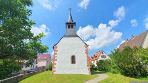 Peterskapelle in Leinach im Lkr. Würzburg am Pfingstmontag, 20. Mai 2024