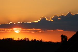 Sonnenuntergang in Eisingen am 22. Mai 2024