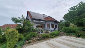 Unser Garten und unsere PV-Anlage am 29. Mai 2024