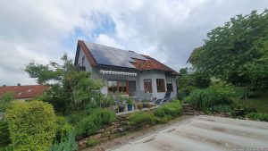 Unser Garten und unsere PV-Anlage am 2. Juni 2024
