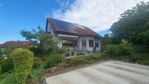 Unser Garten und unsere PV-Anlage am 15. Juni 2024