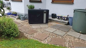 Seit 2 Tagen in Betrieb - unsere neue Schwimmbad-Wärmepumpe am 21. Juni 2024