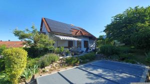 Unser Garten und unsere PV-Anlage am 25. Juni 2024
