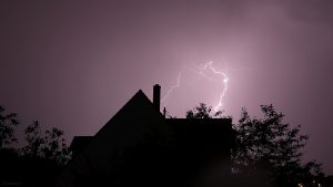Blitze während Gewitter am 26. Juni 2024