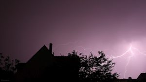 Blitze während Gewitter am 26. Juni 2024