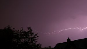 Blitze während Gewitter am 26. Juni 2024