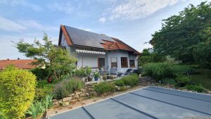 Unser Garten und unsere PV-Anlage am 29. Juni 2024