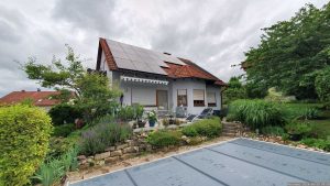 Unser Garten und unsere PV-Anlage am 30. Juni 2024