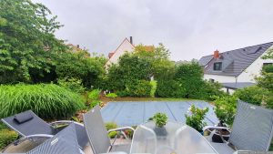 Unser Garten am 3. Juli 2024 - dritter Regentag in Folge