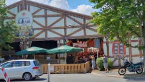 Festzelt auf der Talavera während Kiliani-Volksfest 2024