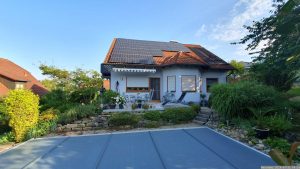 Unser Garten und unsere PV-Anlage am 31. Juli 2024