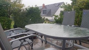 Gewitter mit Starkregen am 1. August 2024 in Eisingen