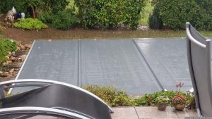 Gewitter mit Starkregen am 1. August 2024 in Eisingen