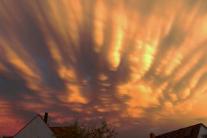 Mammatus-Wolken am 7. August 2024 über Eisingen