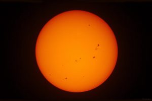Sonnenfleckenaktivität am 23. August 2024