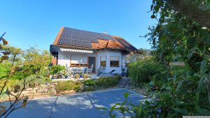 Unser Garten und unsere PV-Anlage am 26. August 2024