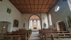 Kreuzkirche (Spitalkirche) in Ochsenfurt am Tag des offenen Denkmals am 8. September 2024.