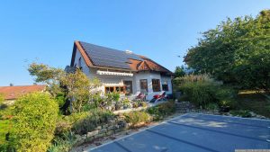 Unser Garten und unsere PV-Anlage am 20. September 2024