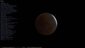 Maximum der partiellen Mondfinsternis in Eisingen am 28. August 2026