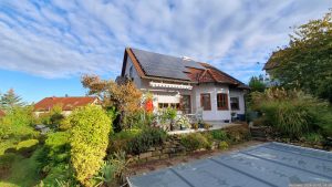 Unser Garten und unsere PV-Anlage am 1. Oktober 2024