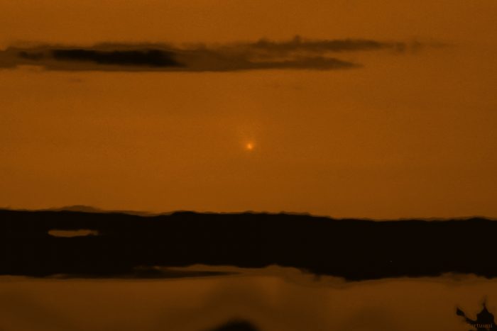 Komet C/2023 A3 (Tsuchinshan-ATLAS) am 11. Oktober 2024 um 19:30 Uhr