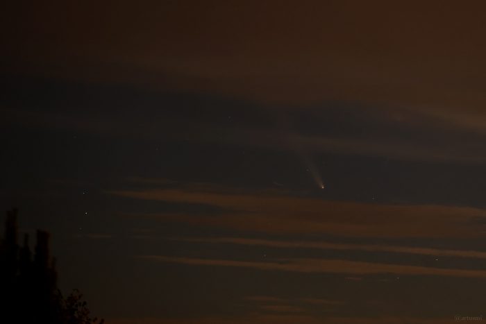 Komet C/2023 A3 (Tsuchinshan-ATLAS) am 16. Oktober 2024 um 20:39 Uhr