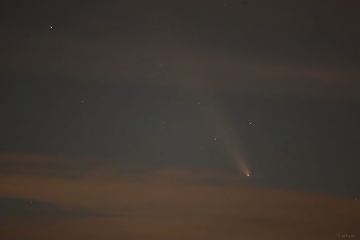 Komet C/2023 A3 (Tsuchinshan-ATLAS) am 16. Oktober 2024 um 20:40 Uhr