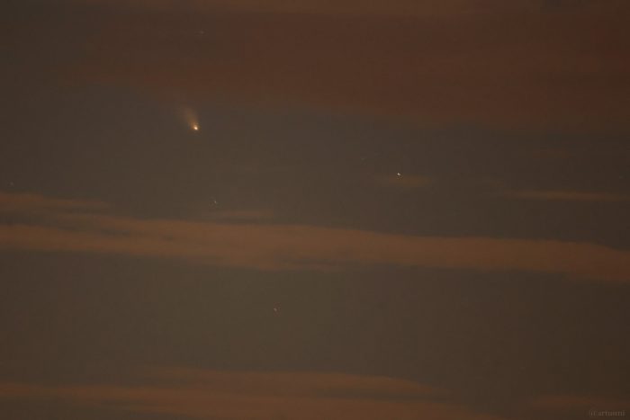 Komet C/2023 A3 (Tsuchinshan-ATLAS) am 16. Oktober 2024 um 20:47 Uhr