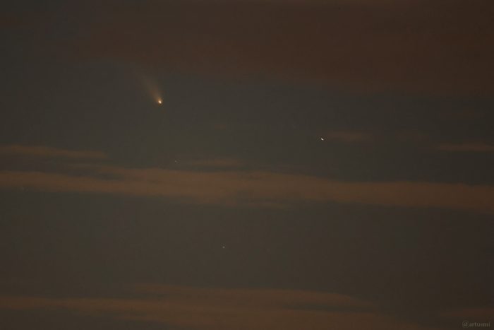 Komet C/2023 A3 (Tsuchinshan-ATLAS) am 16. Oktober 2024 um 20:48 Uhr