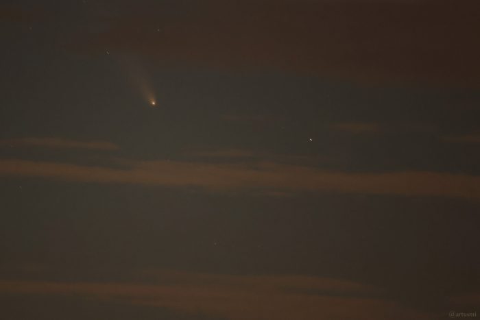 Komet C/2023 A3 (Tsuchinshan-ATLAS) am 16. Oktober 2024 um 20:48 Uhr