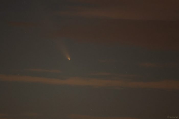 Komet C/2023 A3 (Tsuchinshan-ATLAS) am 16. Oktober 2024 um 20:49 Uhr