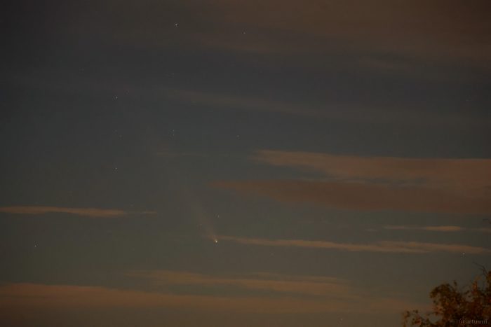 Komet C/2023 A3 (Tsuchinshan-ATLAS) am 16. Oktober 2024 um 20:52 Uhr
