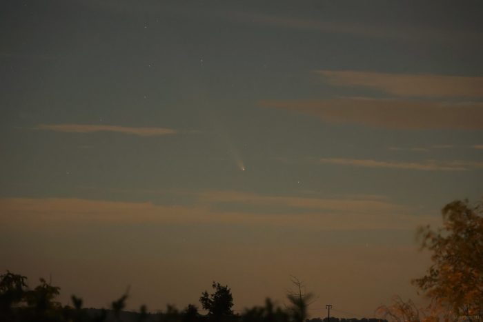 Komet C/2023 A3 (Tsuchinshan-ATLAS) am 16. Oktober 2024 um 20:54 Uhr