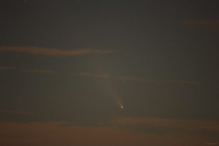 Komet C/2023 A3 (Tsuchinshan-ATLAS) am 16. Oktober 2024 um 20:56 Uhr