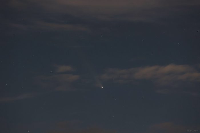 Komet C/2023 A3 (Tsuchinshan-ATLAS) am 17. Oktober 2024 um 20:30 Uhr