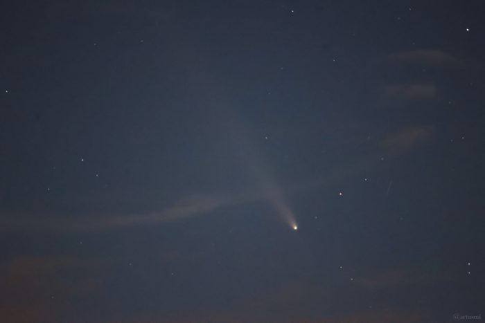 Komet C/2023 A3 (Tsuchinshan-ATLAS) am 17. Oktober 2024 um 20:33 Uhr