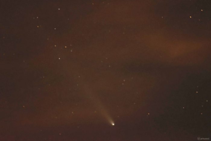Komet C/2023 A3 (Tsuchinshan-ATLAS) am 22. Oktober 2024 um 20:34 Uhr
