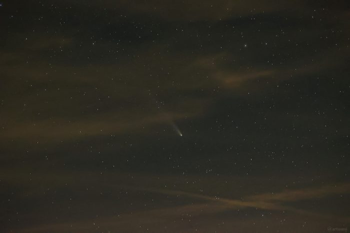 Komet C/2023 A3 (Tsuchinshan-ATLAS) am 22. Oktober 2024 um 20:35 Uhr