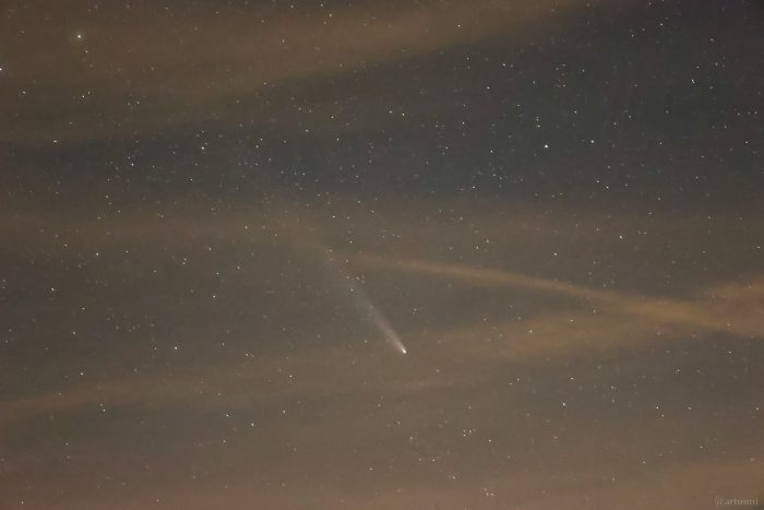 Komet C/2023 A3 (Tsuchinshan-ATLAS) am 22. Oktober 2024 um 20:41 Uhr