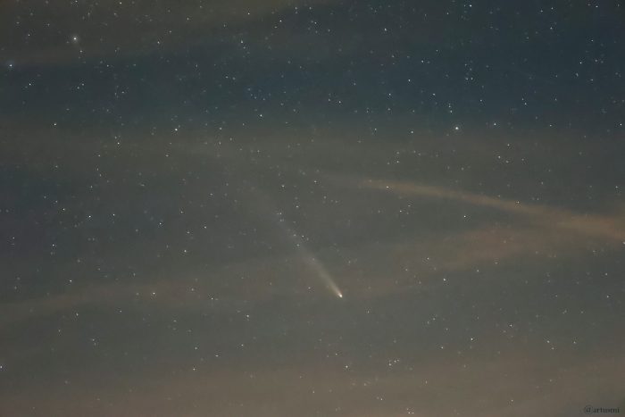 Komet C/2023 A3 (Tsuchinshan-ATLAS) am 22. Oktober 2024 um 20:45 Uhr