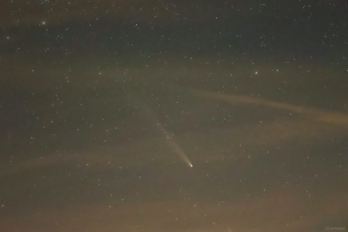 Komet C/2023 A3 (Tsuchinshan-ATLAS) am 22. Oktober 2024 um 20:45 Uhr