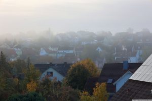Nebel am Morgen des 23. Oktober 2024 am Südhimmel von Eisingen