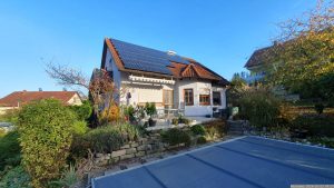 Unser Garten und unsere PV-Anlage am 23. Oktober 2024