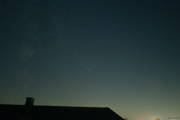 Komet C/2023 A3 (Tsuchinshan-ATLAS) am 23. Oktober 2024 um 20:17 Uhr