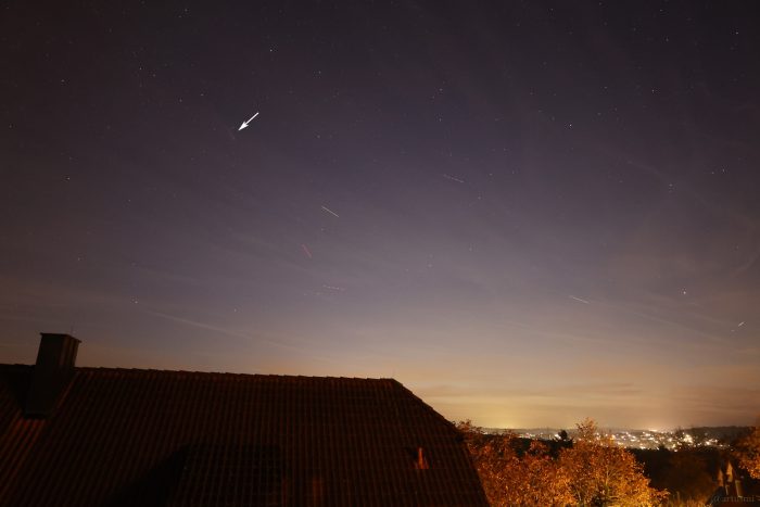 Komet C/2023 A3 (Tsuchinshan-ATLAS) am 25. Oktober 2024 um 19:29 Uhr