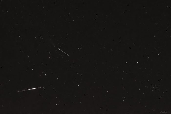 Komet C/2023 A3 (Tsuchinshan-ATLAS) am 3. November 2024 um 19:01 Uhr