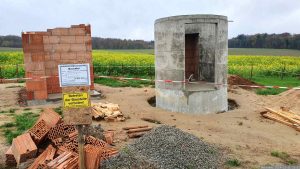Baustelle an der Hans-Haffner-Sternwarte am 11. November 2024