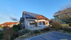 Unser Garten und unsere PV-Anlage am 30. November 2024