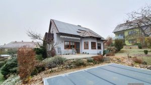 Unser Garten und PV-Anlage am 1. Dezember 2024